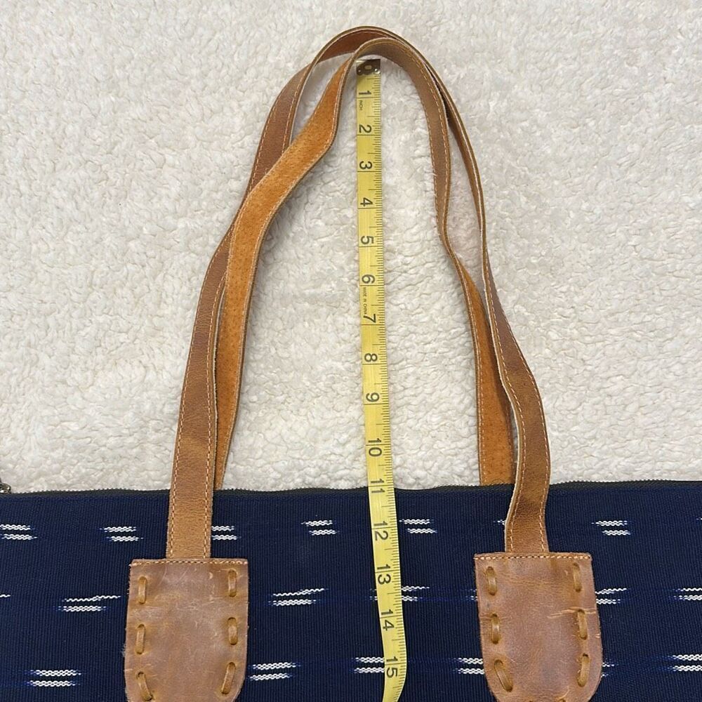Noonday Collection Aventura Woven and Leather Tote Bag - Picture 10 of 13